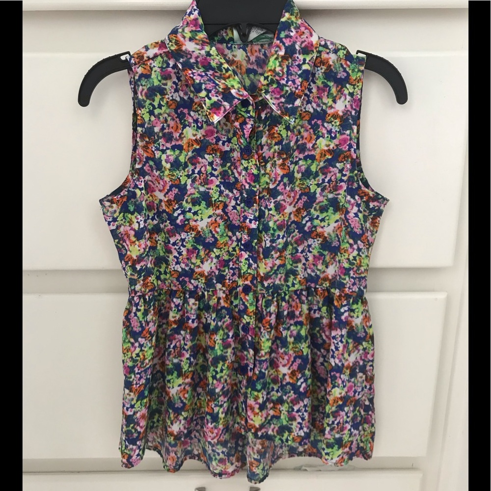 Kids Flowery Blouse